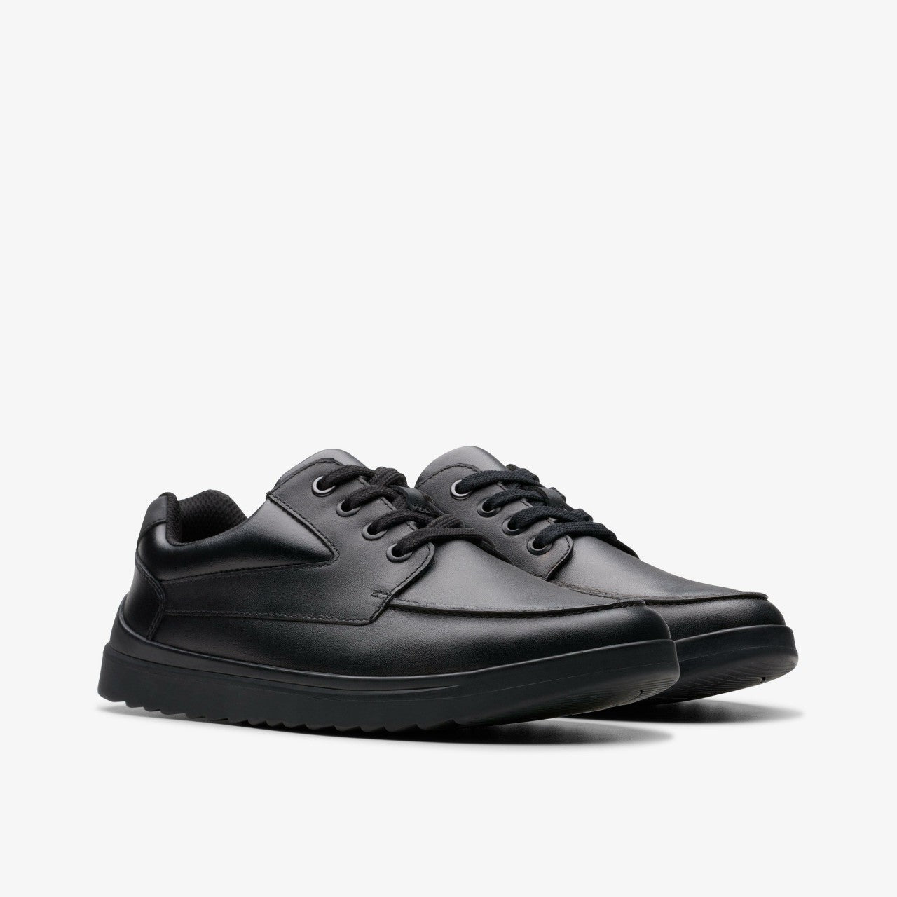 Kids Keelan Flare Youth Black Leather