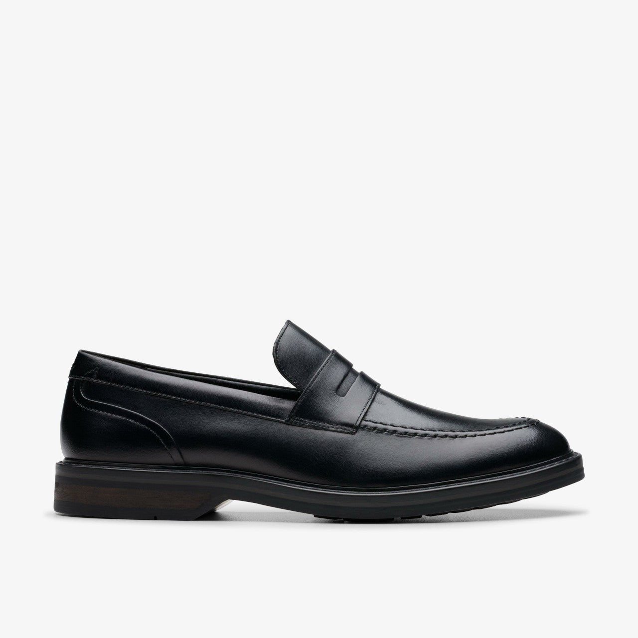 Men Aldwin Step Loafer Black Leather