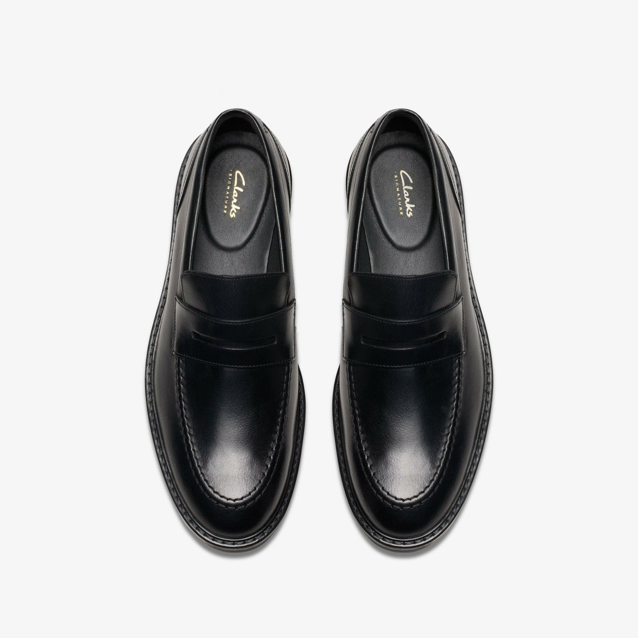 Men Aldwin Step Loafer Black Leather