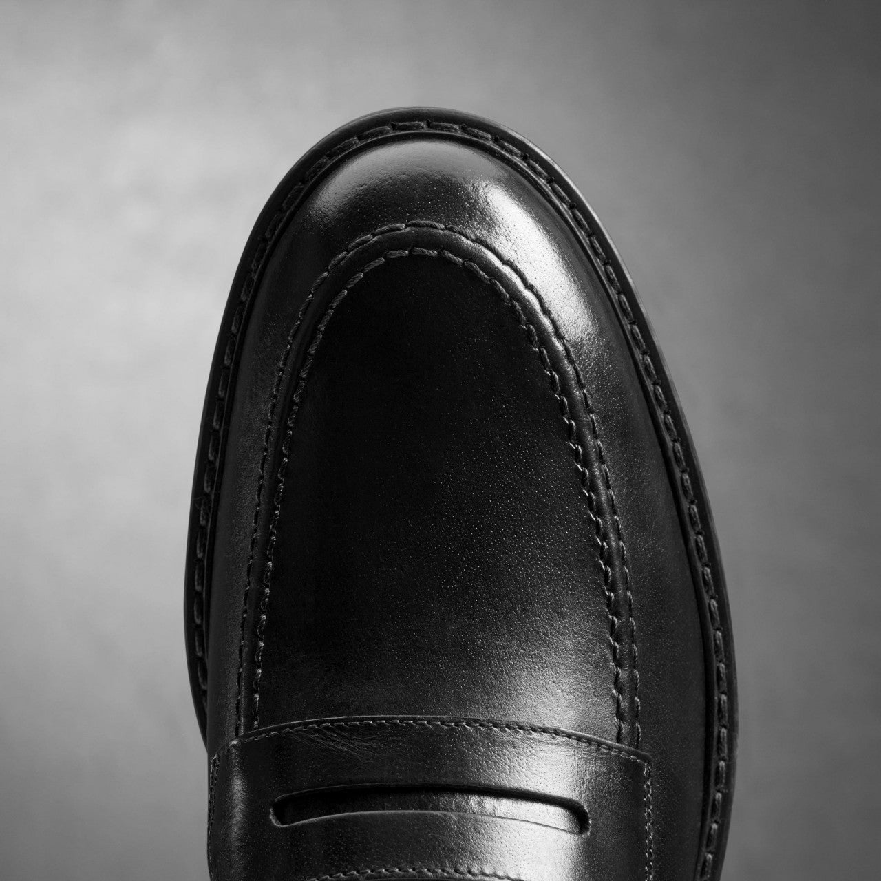 Men Aldwin Step Loafer Black Leather