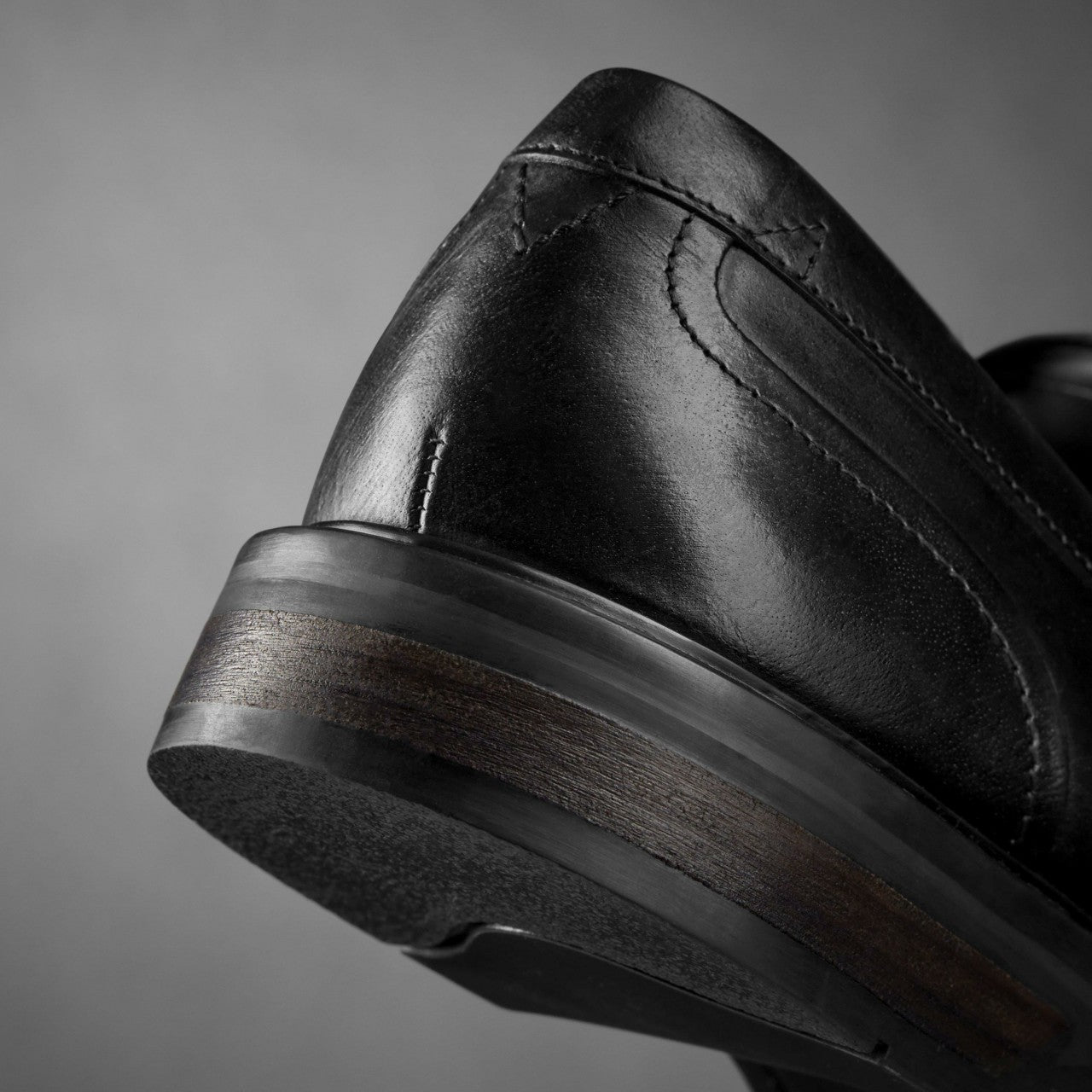 Men Aldwin Step Loafer Black Leather