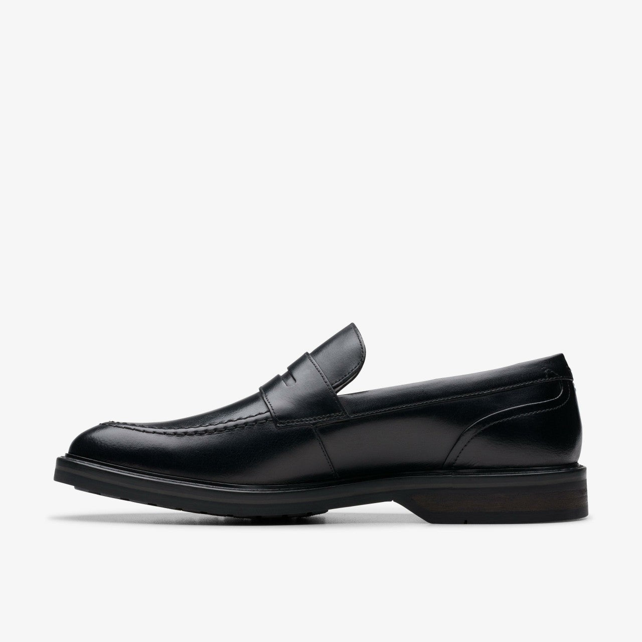 Men Aldwin Step Loafer Black Leather