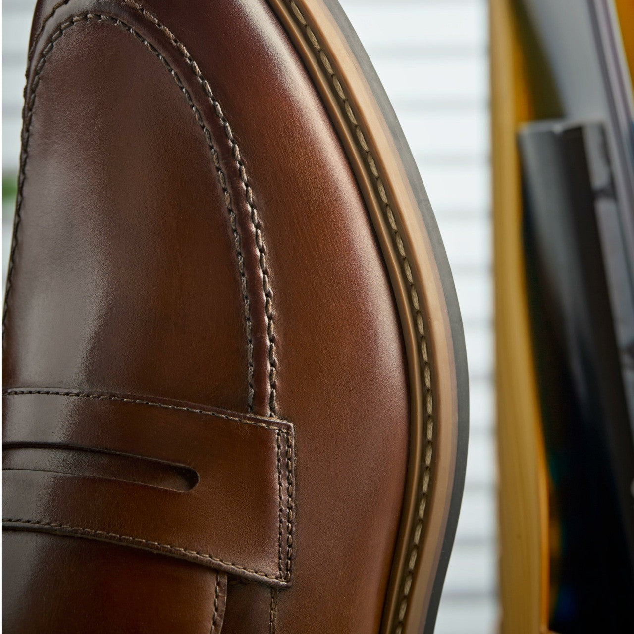 Men Aldwin Step Loafer Mid Tan Leather