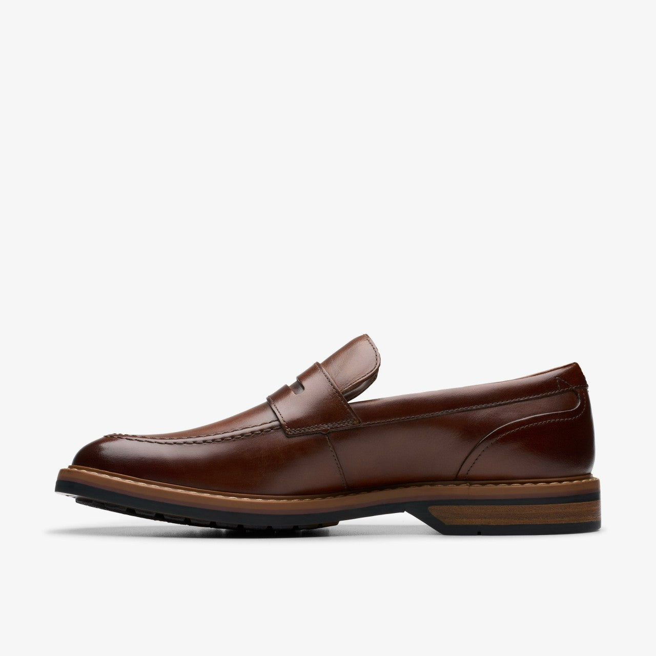 Men Aldwin Step Loafer Mid Tan Leather