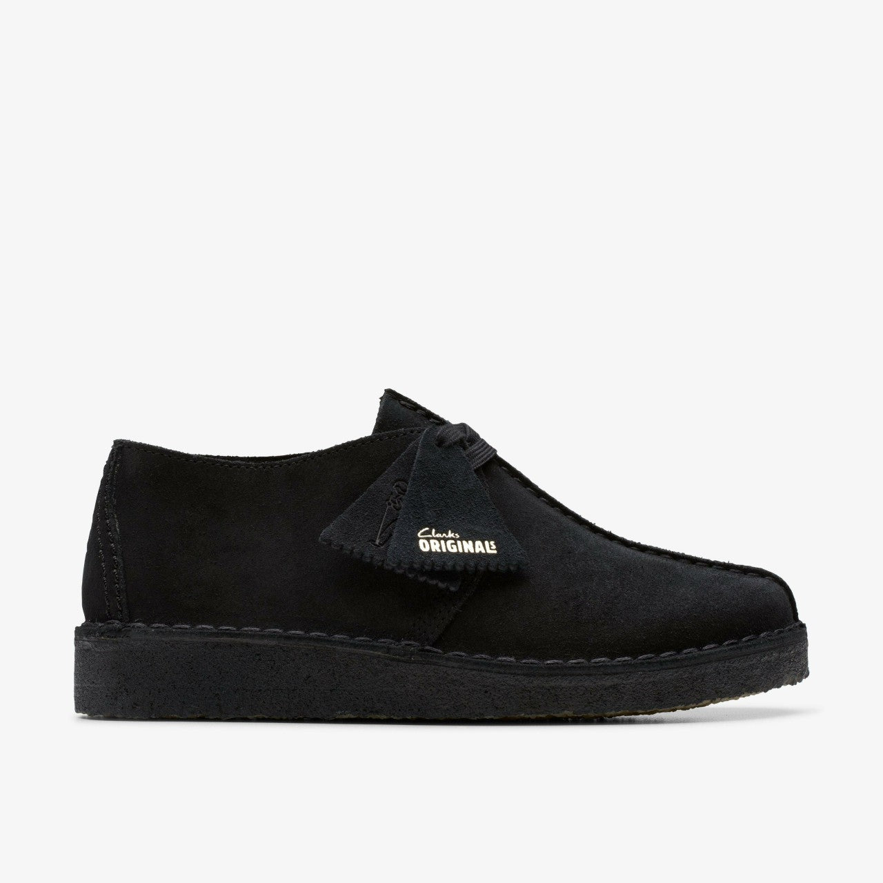 Women Desert Trek Black Suede