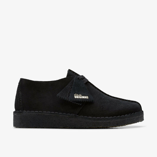 Women Desert Trek Black Suede