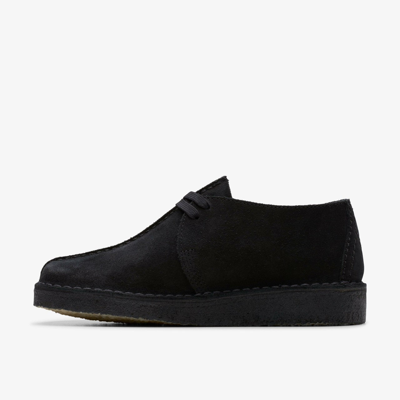 Women Desert Trek Black Suede
