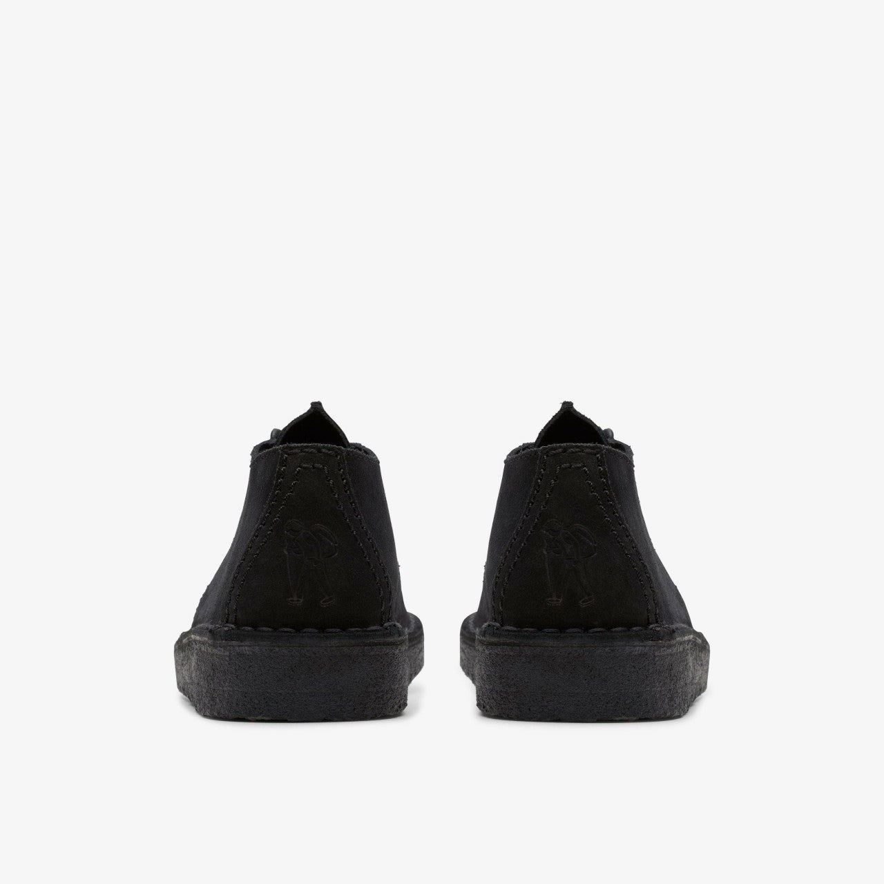 Women Desert Trek Black Suede