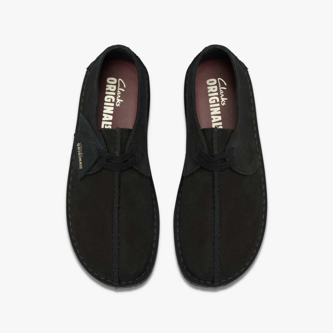 Women Desert Trek Black Suede