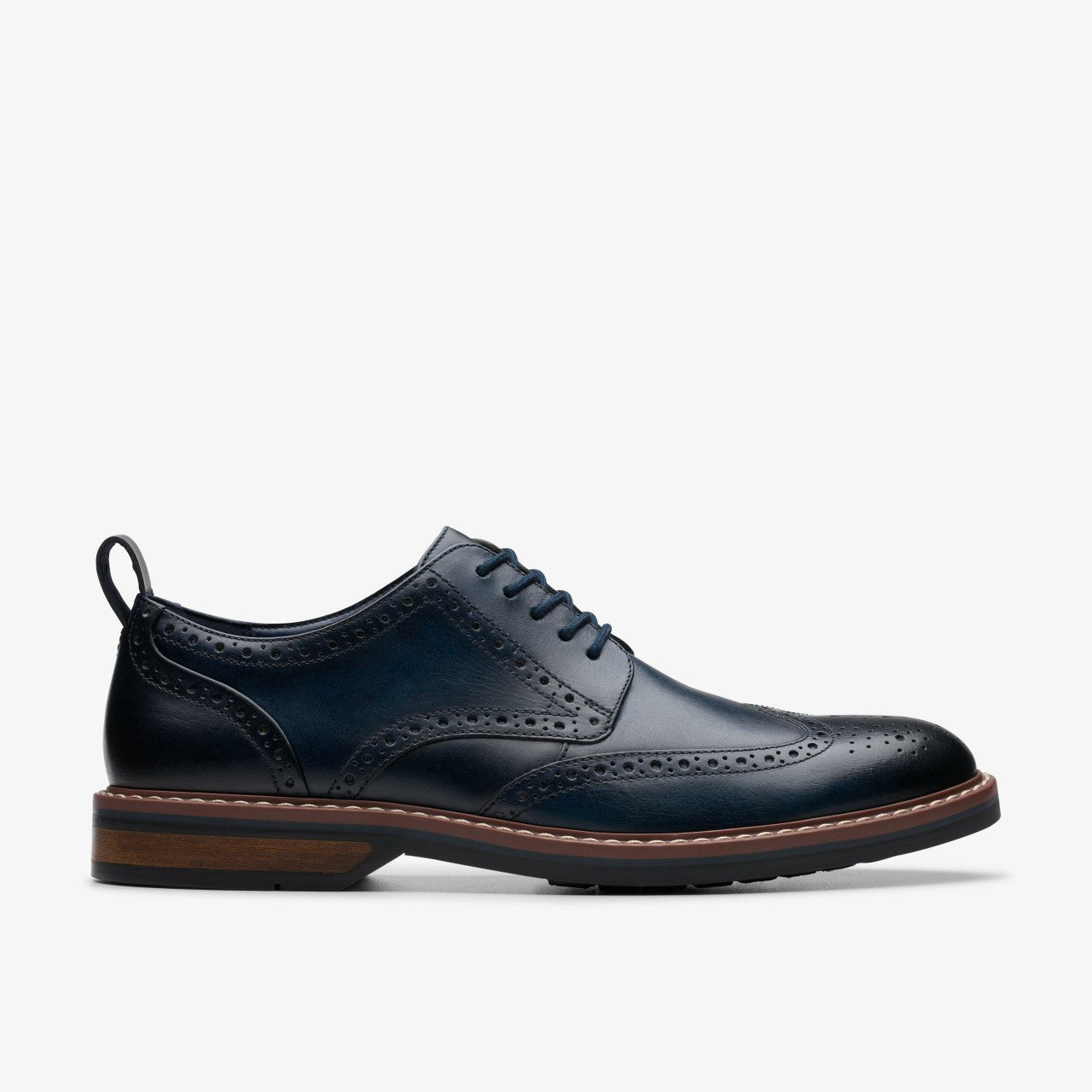 Men Aldwin Limit Brogue Navy Leather