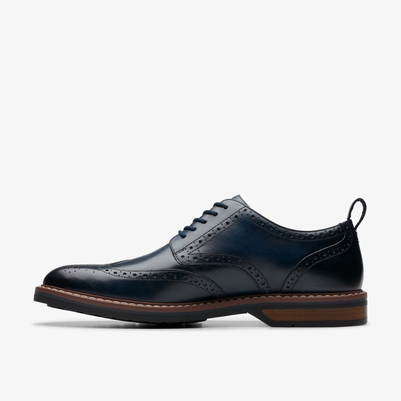 Men Aldwin Limit Brogue Navy Leather