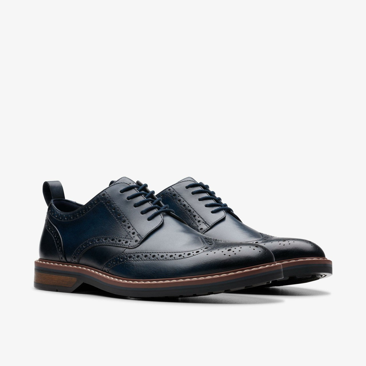 Men Aldwin Limit Brogue Navy Leather