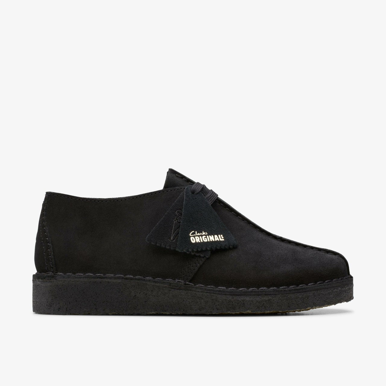 Men Desert Trek Black Suede