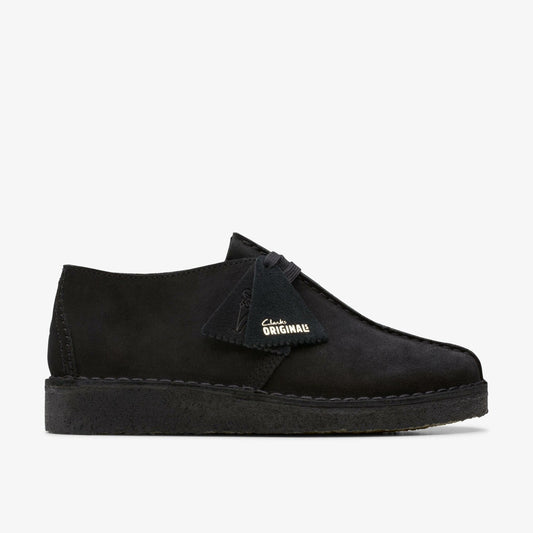 Men Desert Trek Black Suede