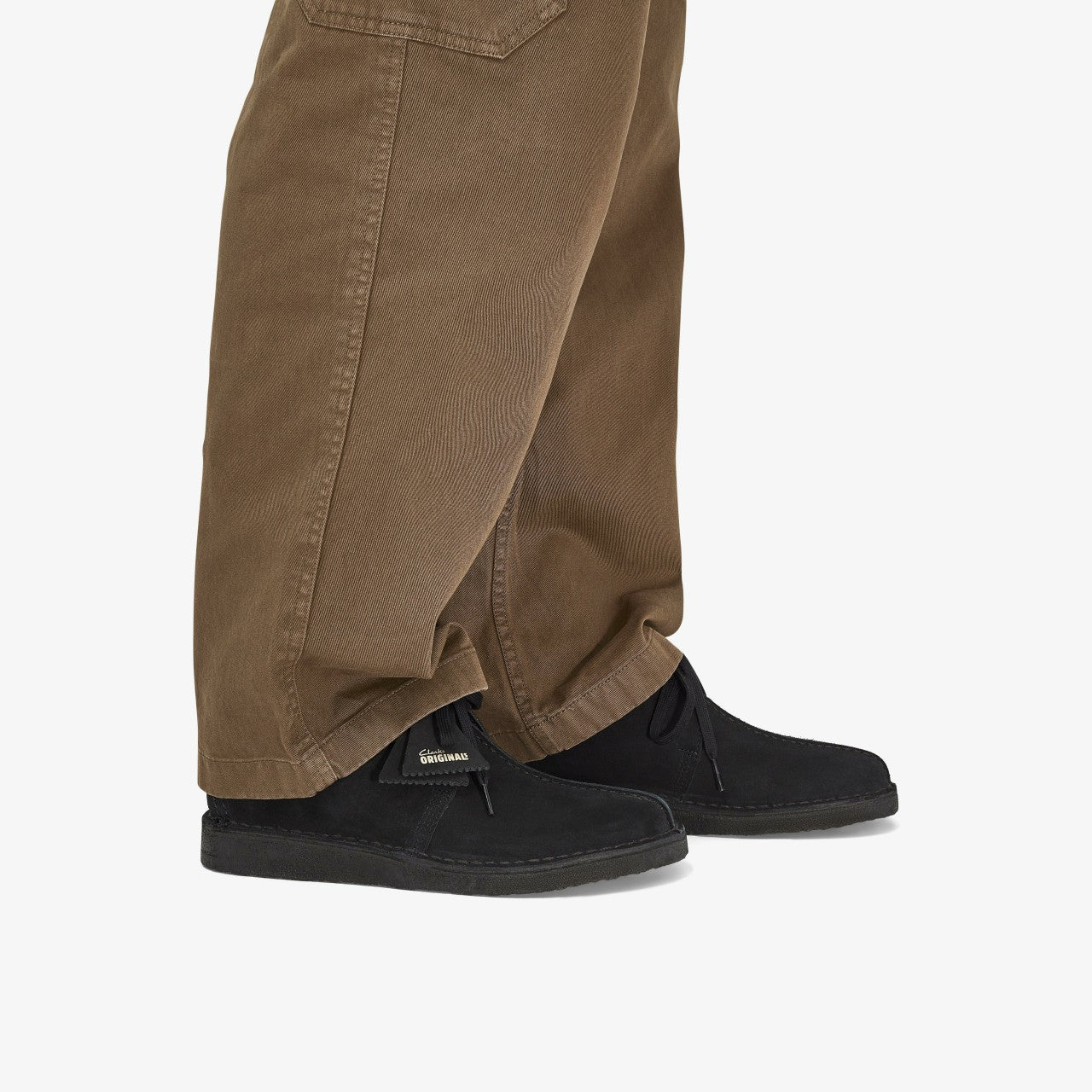 Men Desert Trek Black Suede