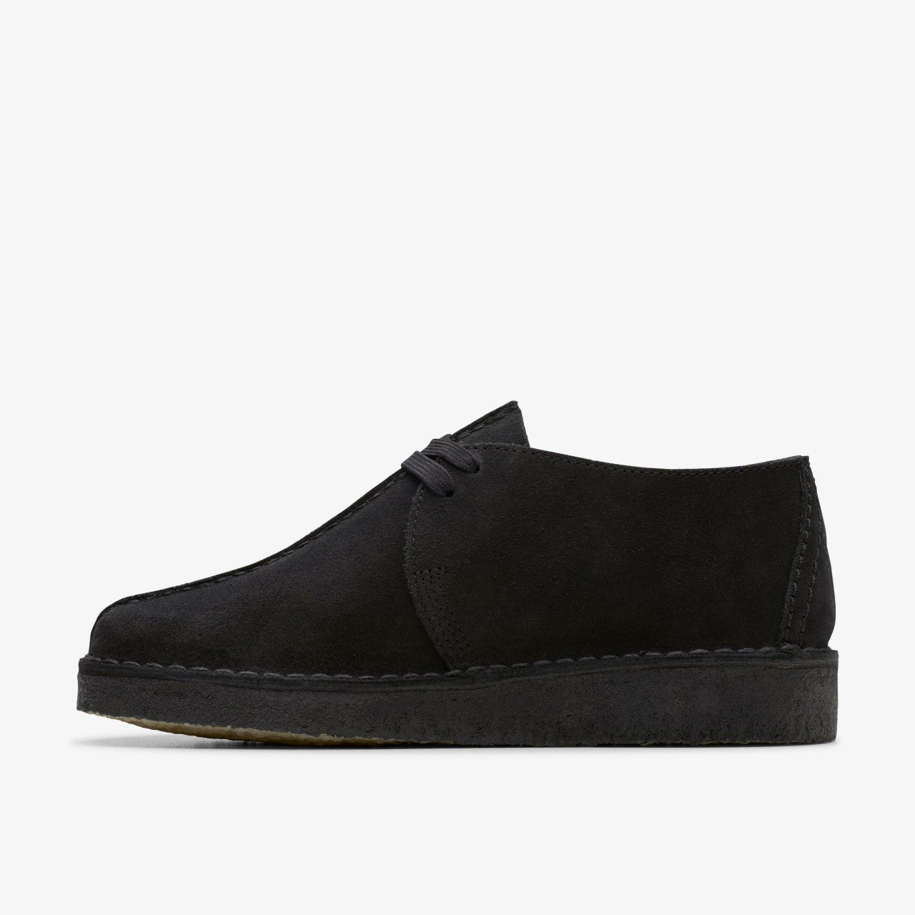 Men Desert Trek Black Suede