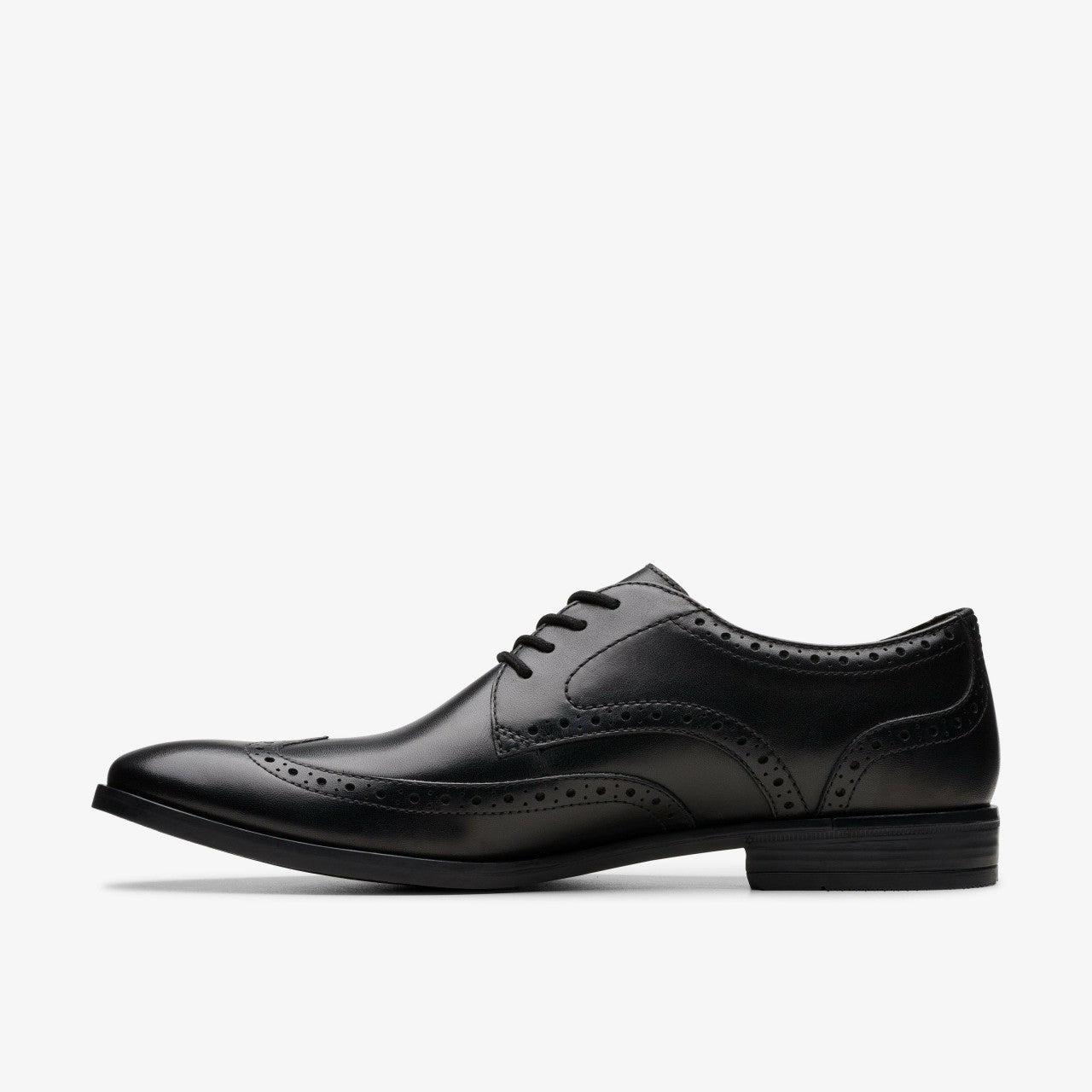 Men Brandon Limit Brogue Black Leather