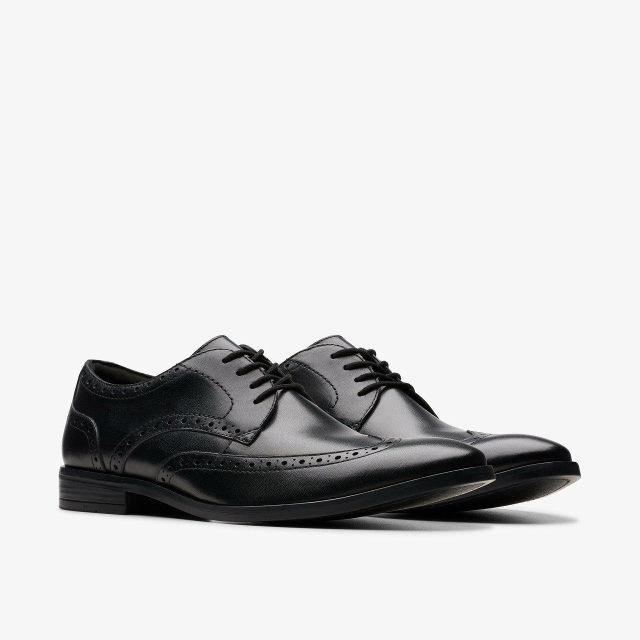 Men Brandon Limit Brogue Black Leather