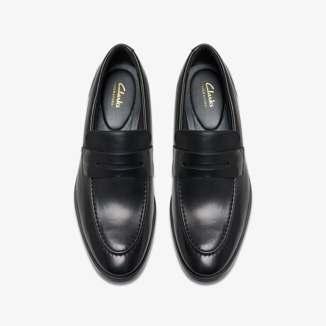 Men Brandon Step Loafer Black Leather