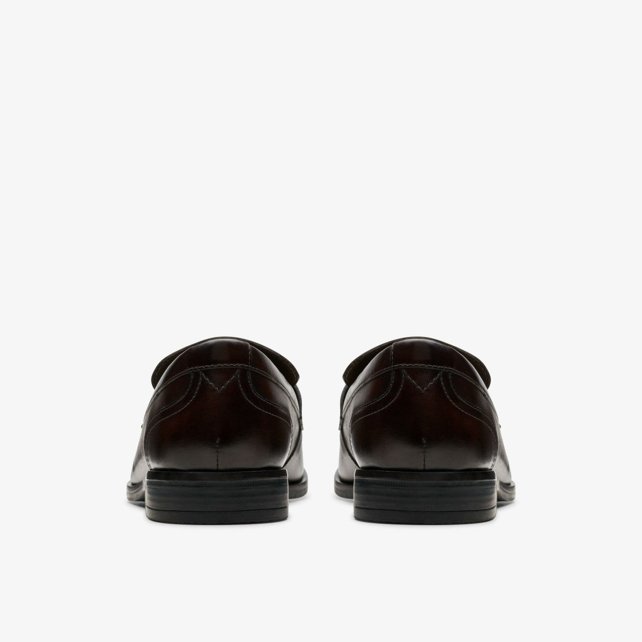 Men Brandon Step Loafer Dark Brown Leather