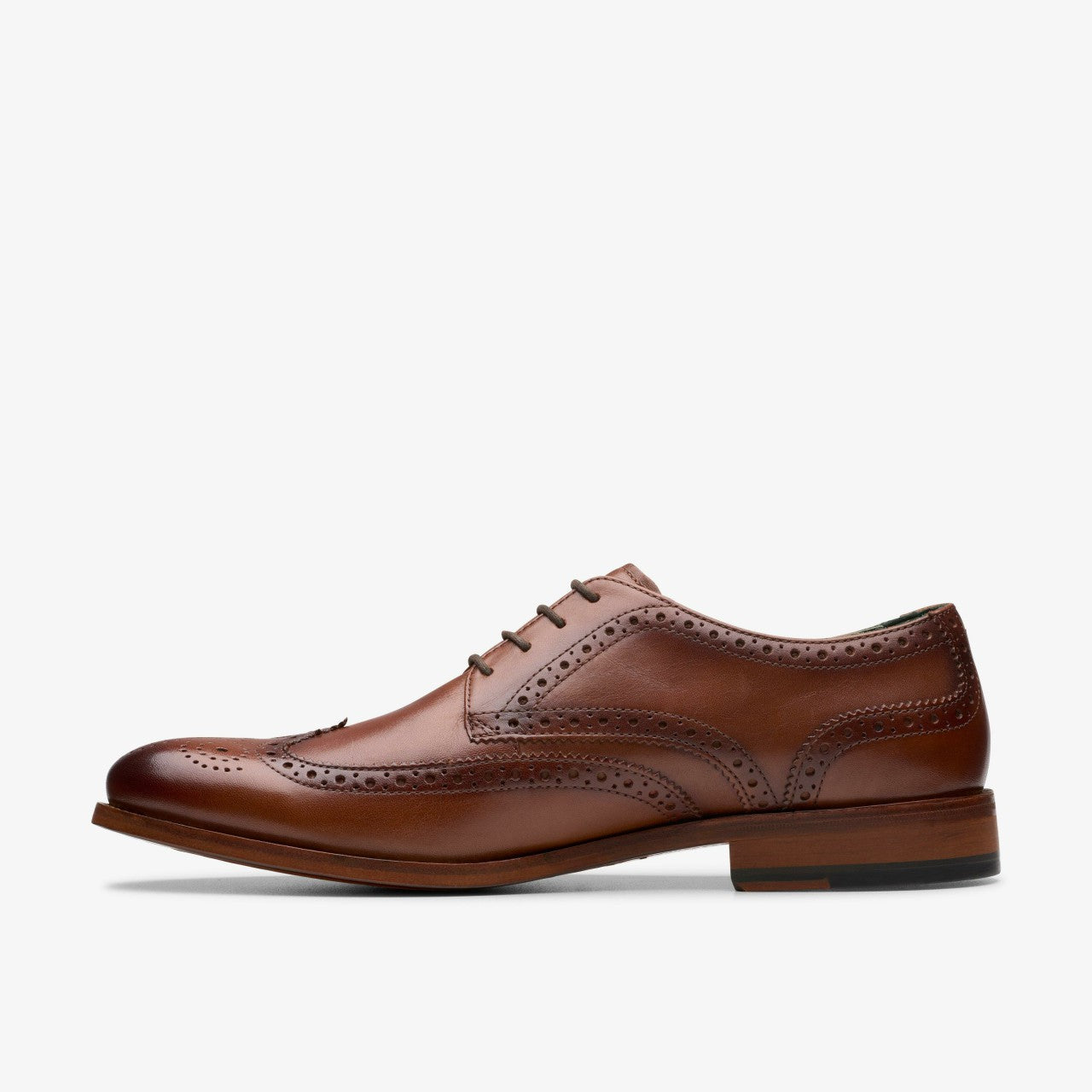 Men Craft James Tip Brogue Mid Tan Leather