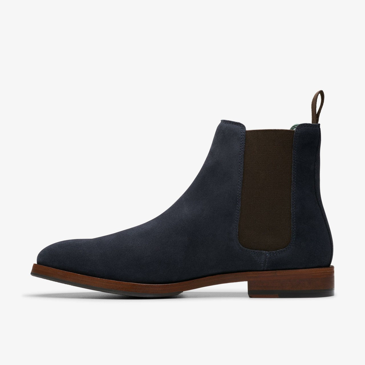 Men Craft James Top Chelsea Boot Navy Suede