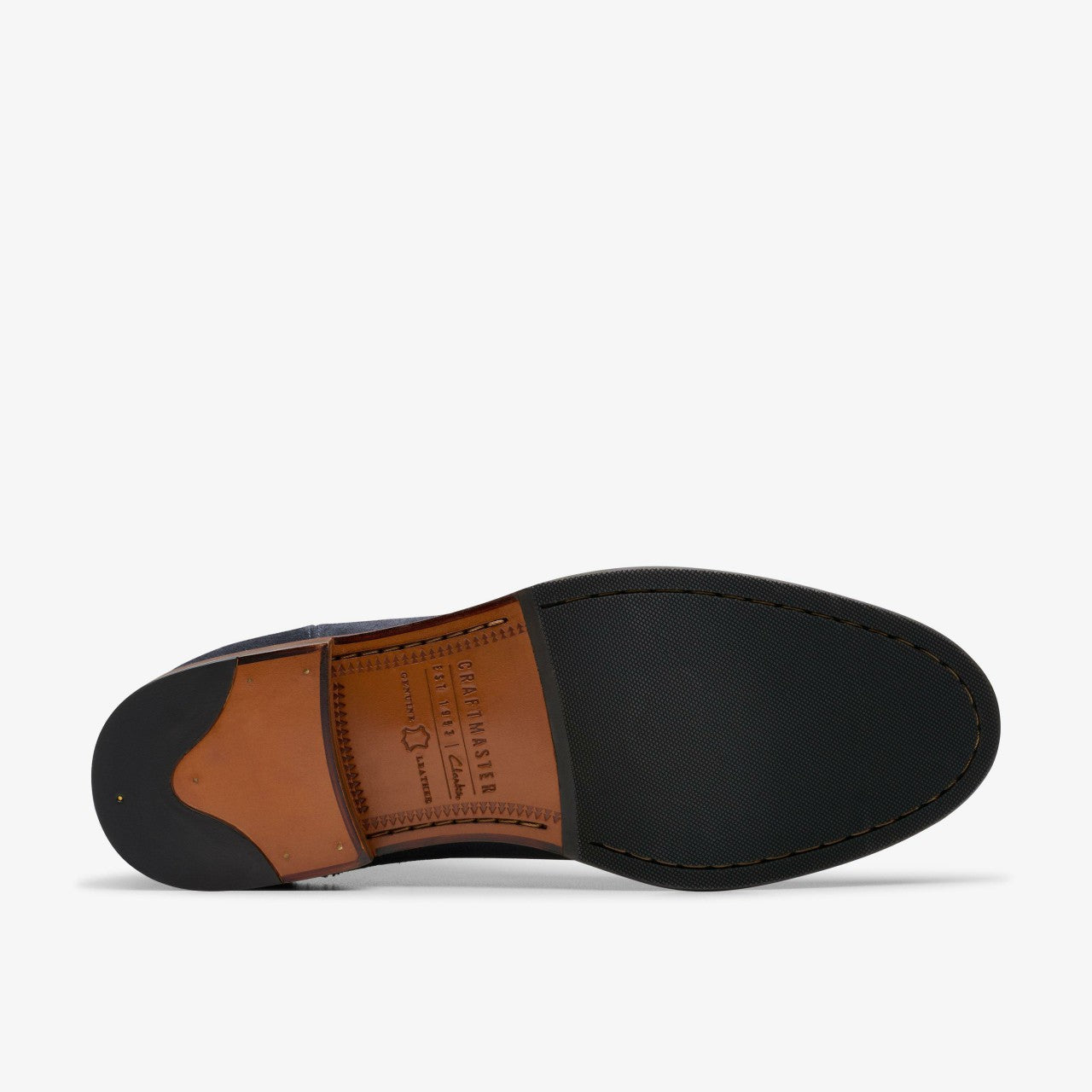 Men Craft James Top Chelsea Boot Navy Suede