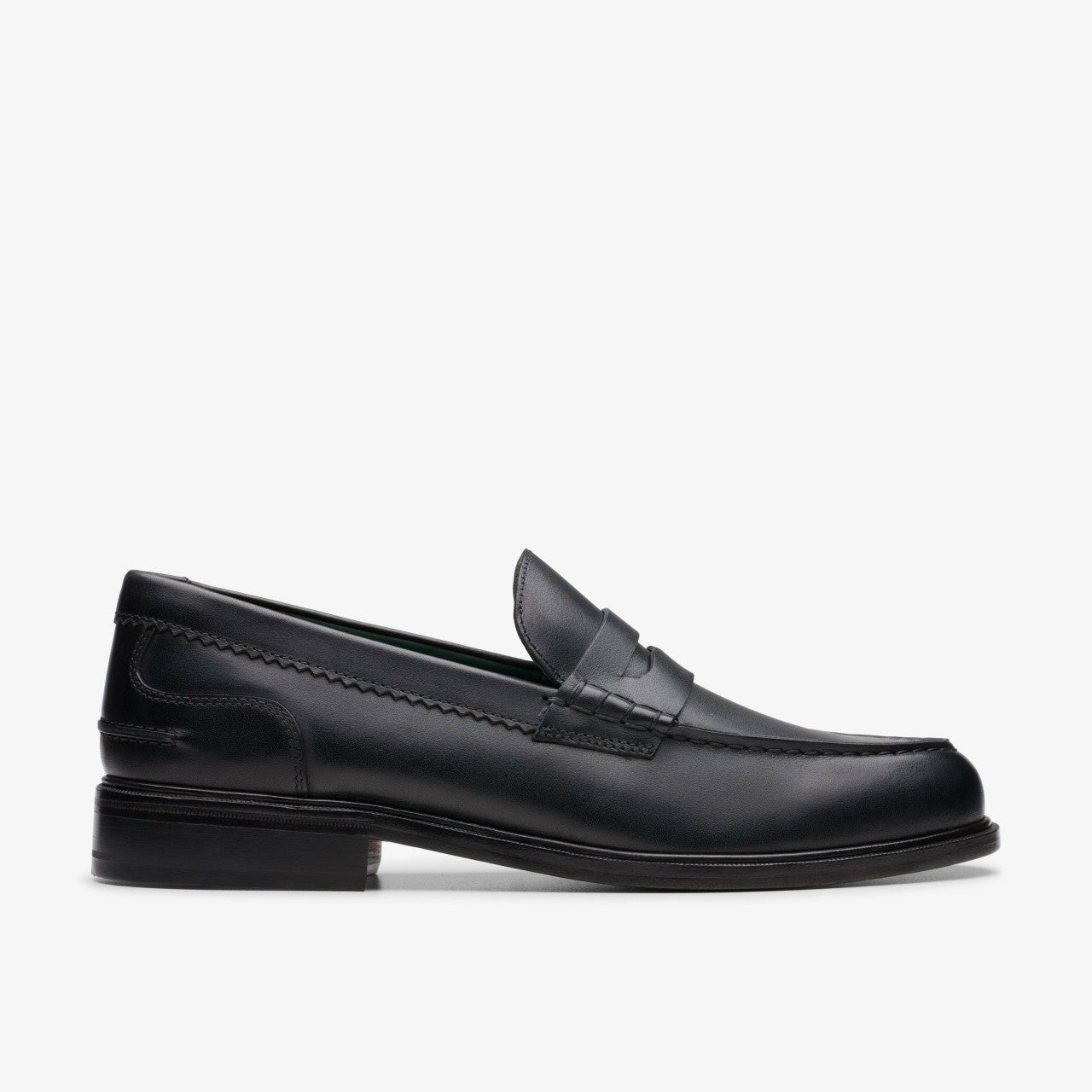 Men Craft James Lo Loafer Black Leather