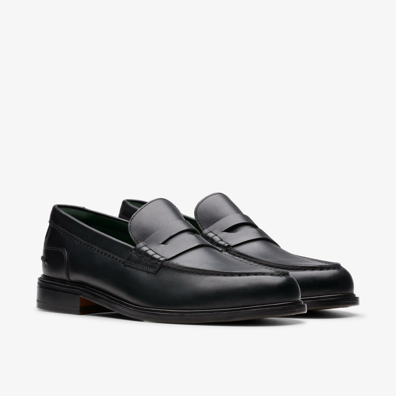 Men Craft James Lo Loafer Black Leather