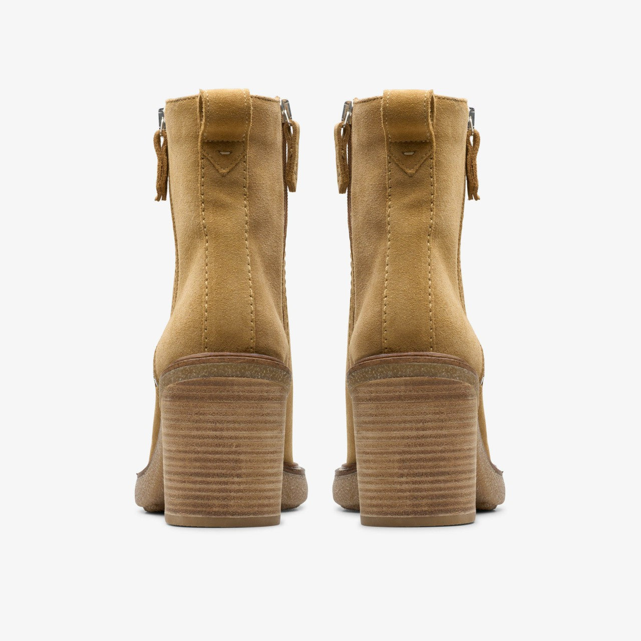 Women Cassiano Zip Ankle Boot Light Tan Suede