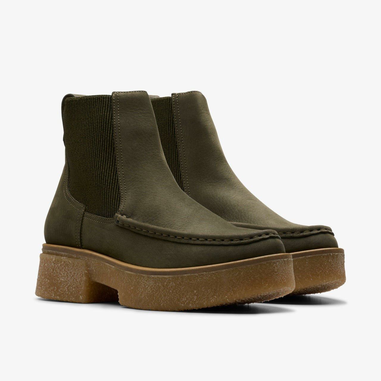 Women Linoso Top Ankle Boot Dark Green Nubuck
