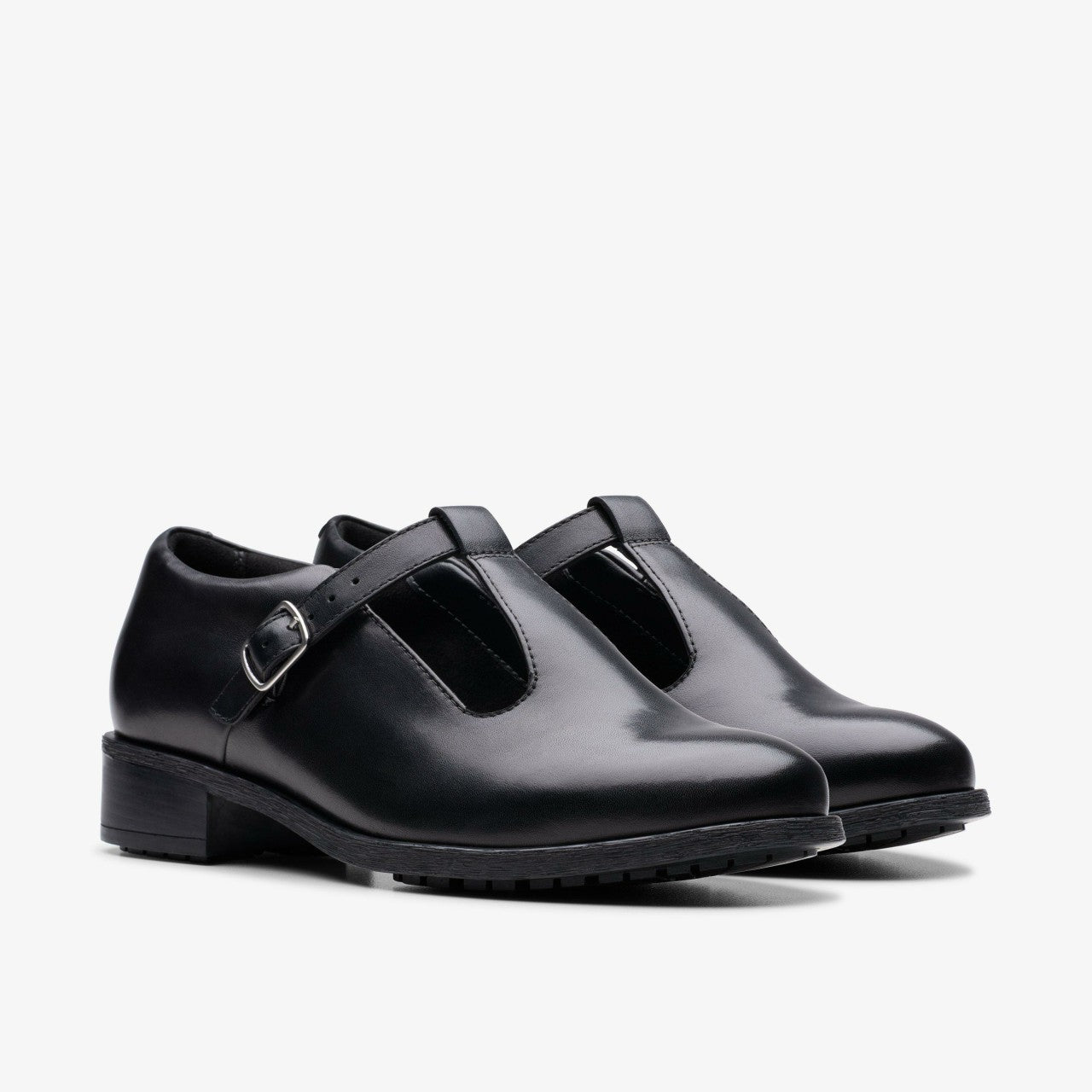 Women Havisham Bar Black Leather