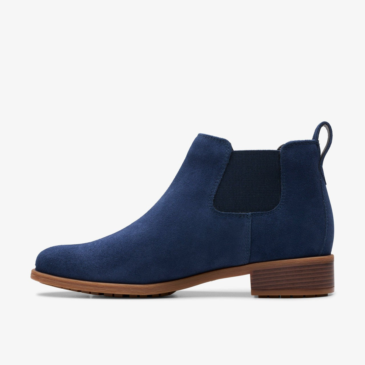 Women Havisham Top Ankle Boot Navy Suede