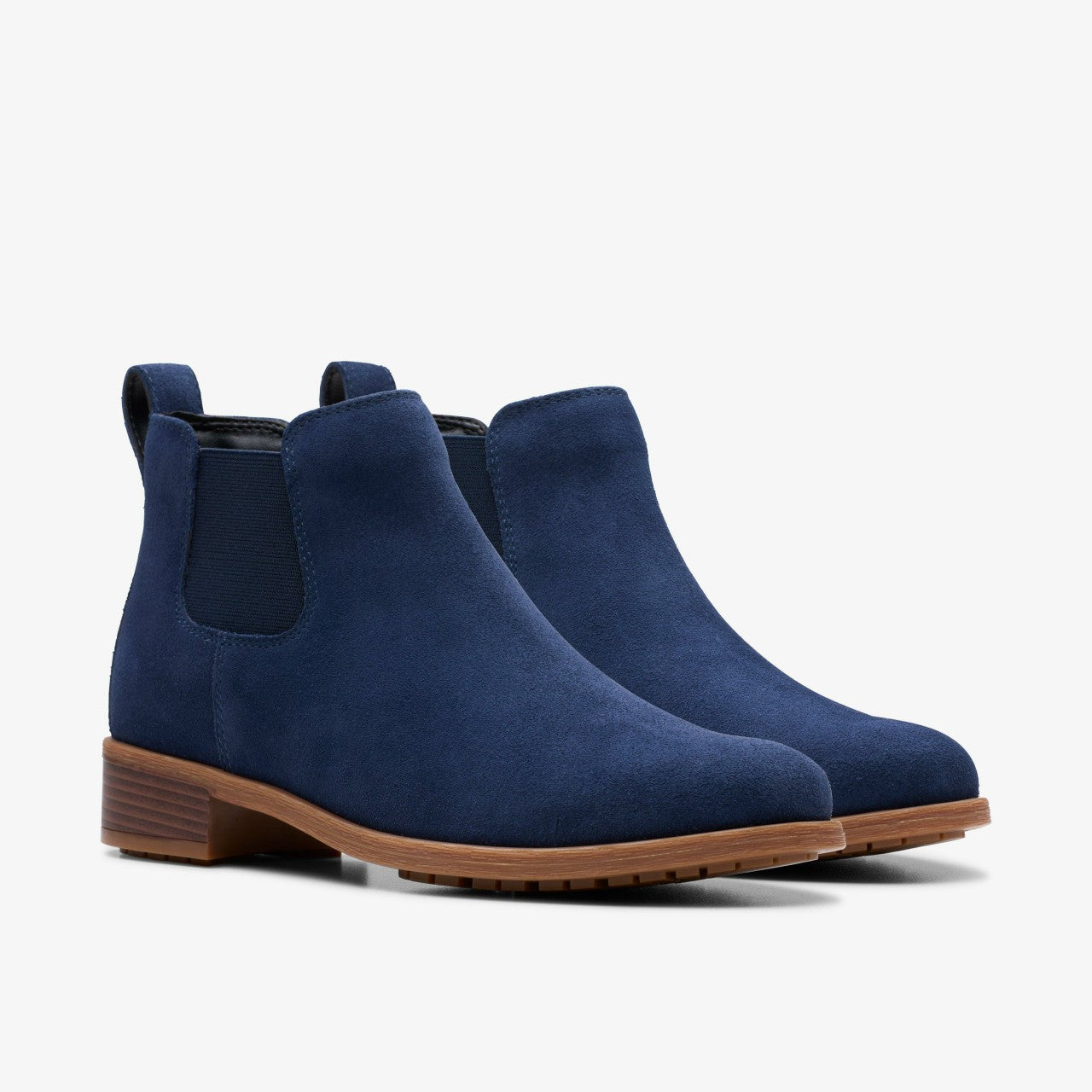 Women Havisham Top Ankle Boot Navy Suede