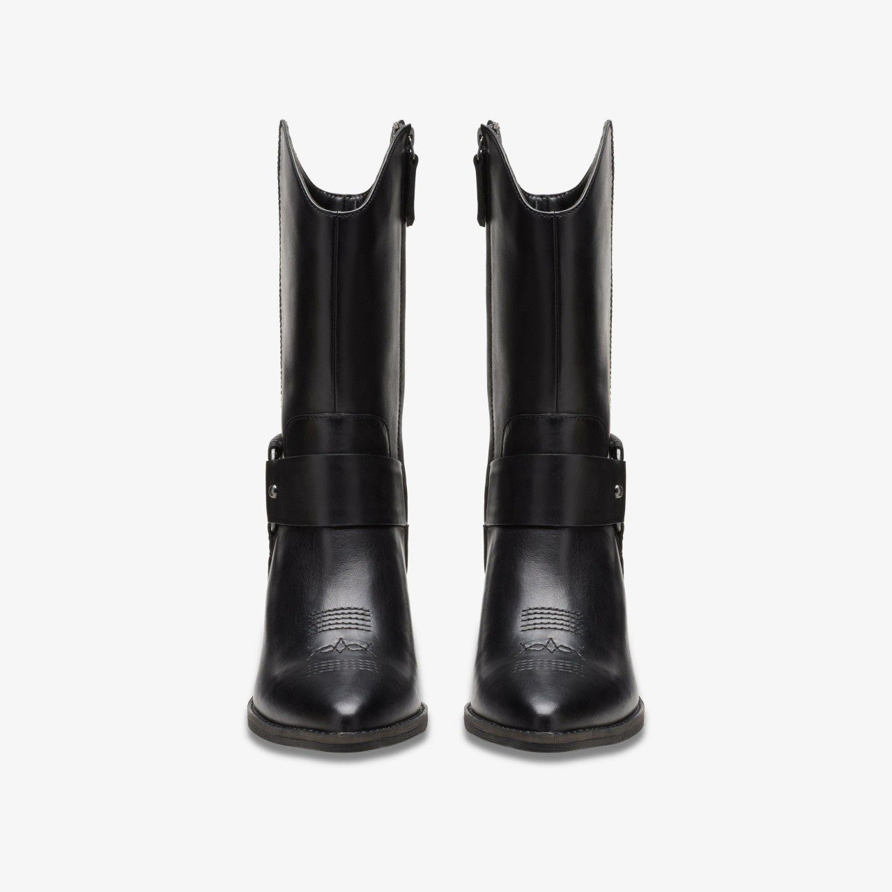 Women Morzine Rise Black Leather
