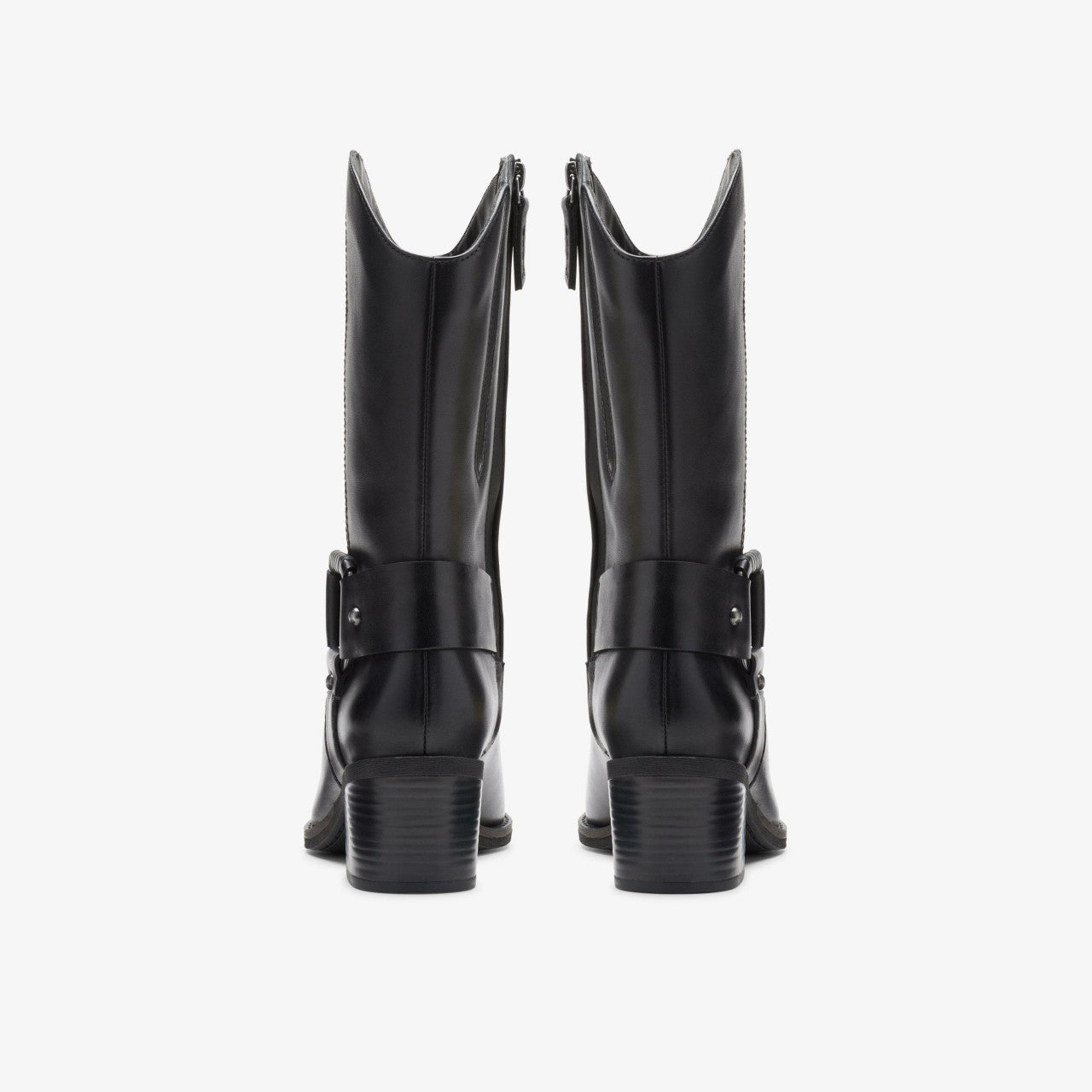 Women Morzine Rise Black Leather