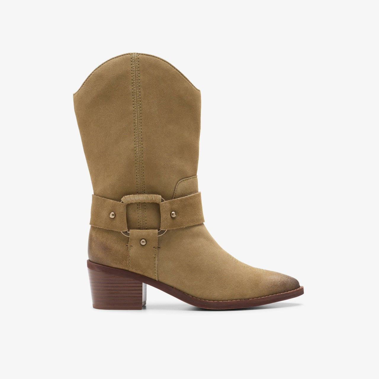 Women Morzine Rise Dark Sand Suede