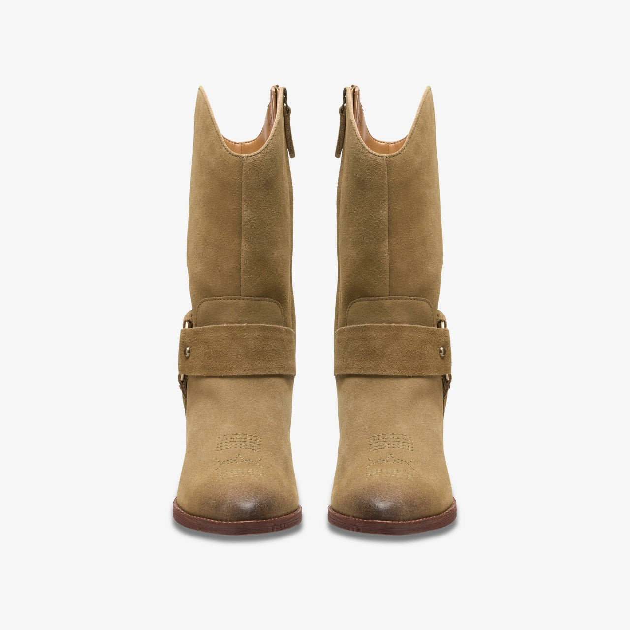 Women Morzine Rise Dark Sand Suede