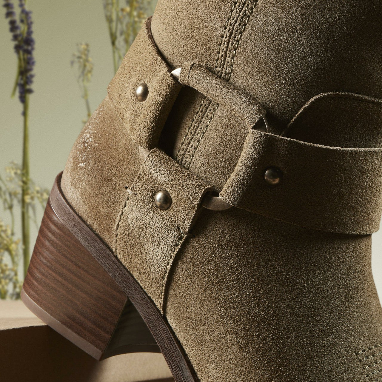 Women Morzine Rise Dark Sand Suede
