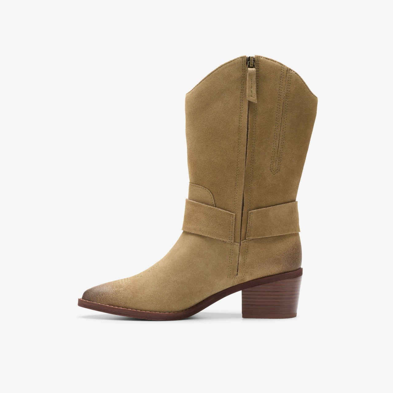 Women Morzine Rise Dark Sand Suede