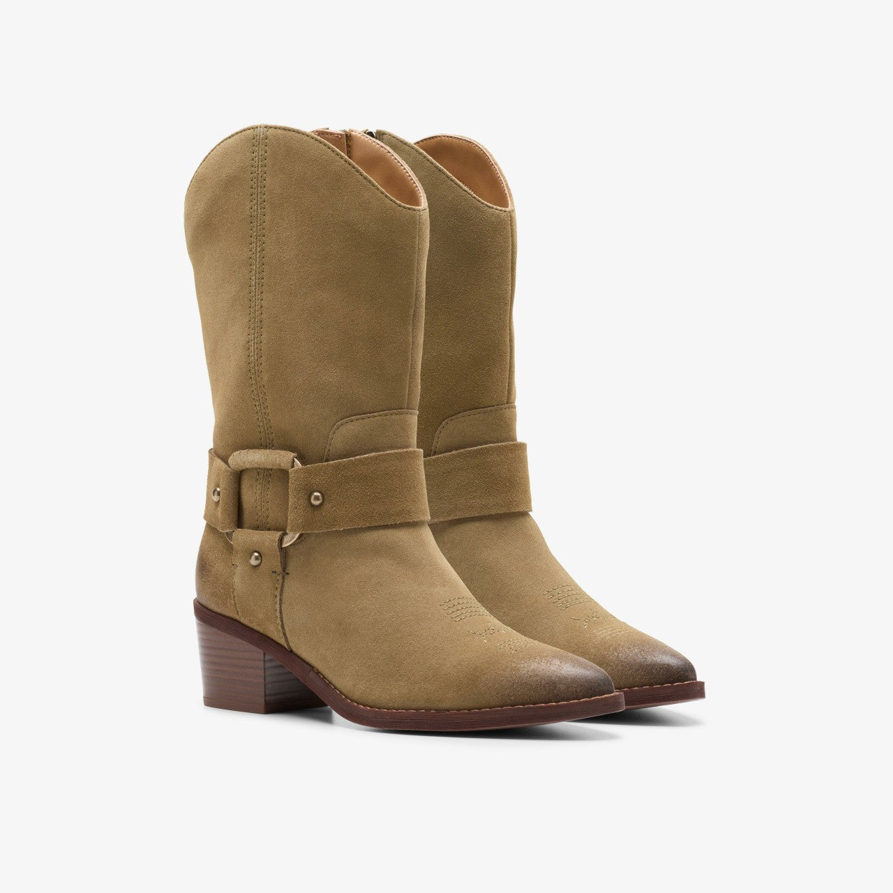 Women Morzine Rise Dark Sand Suede