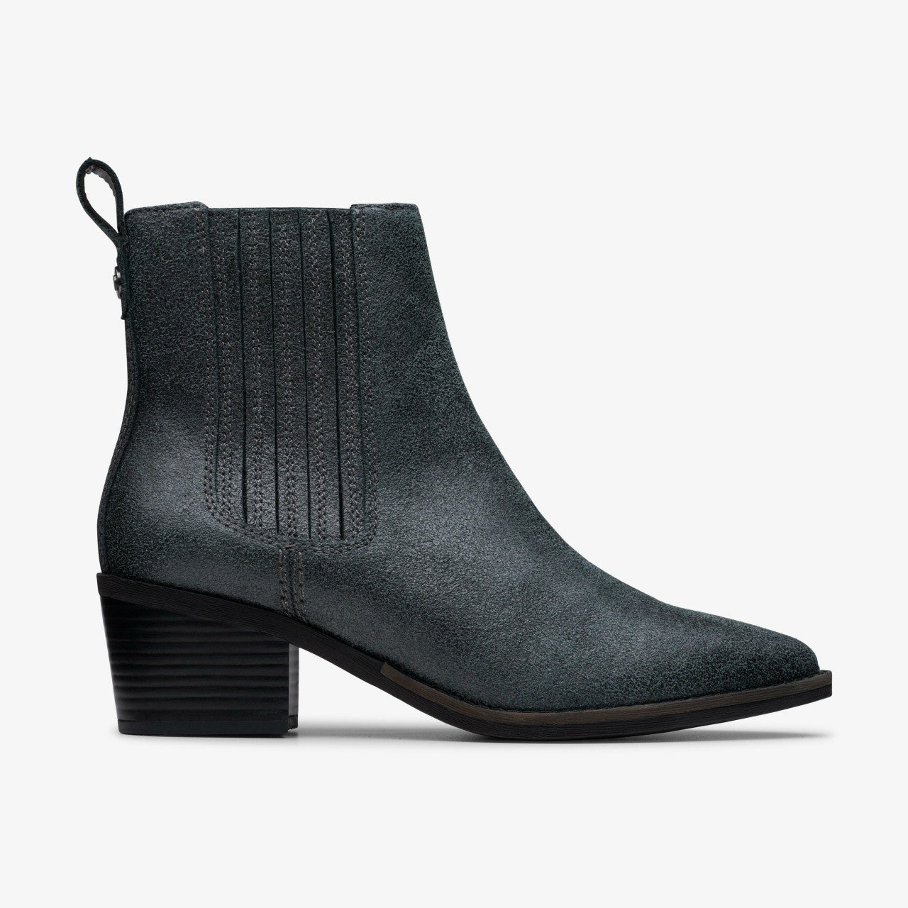 Women Morzine Top Ankle Boot Pewter Metallic