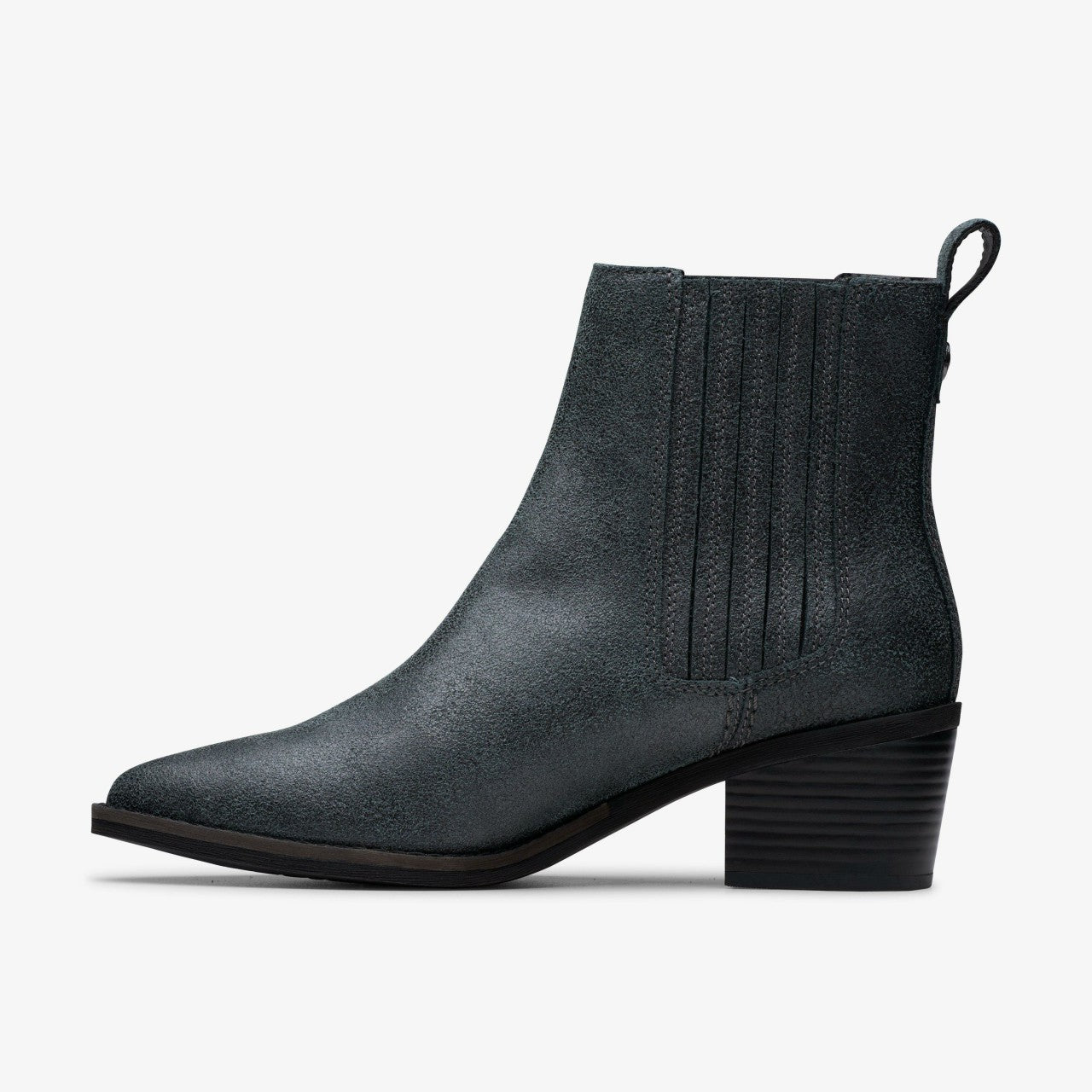 Women Morzine Top Ankle Boot Pewter Metallic