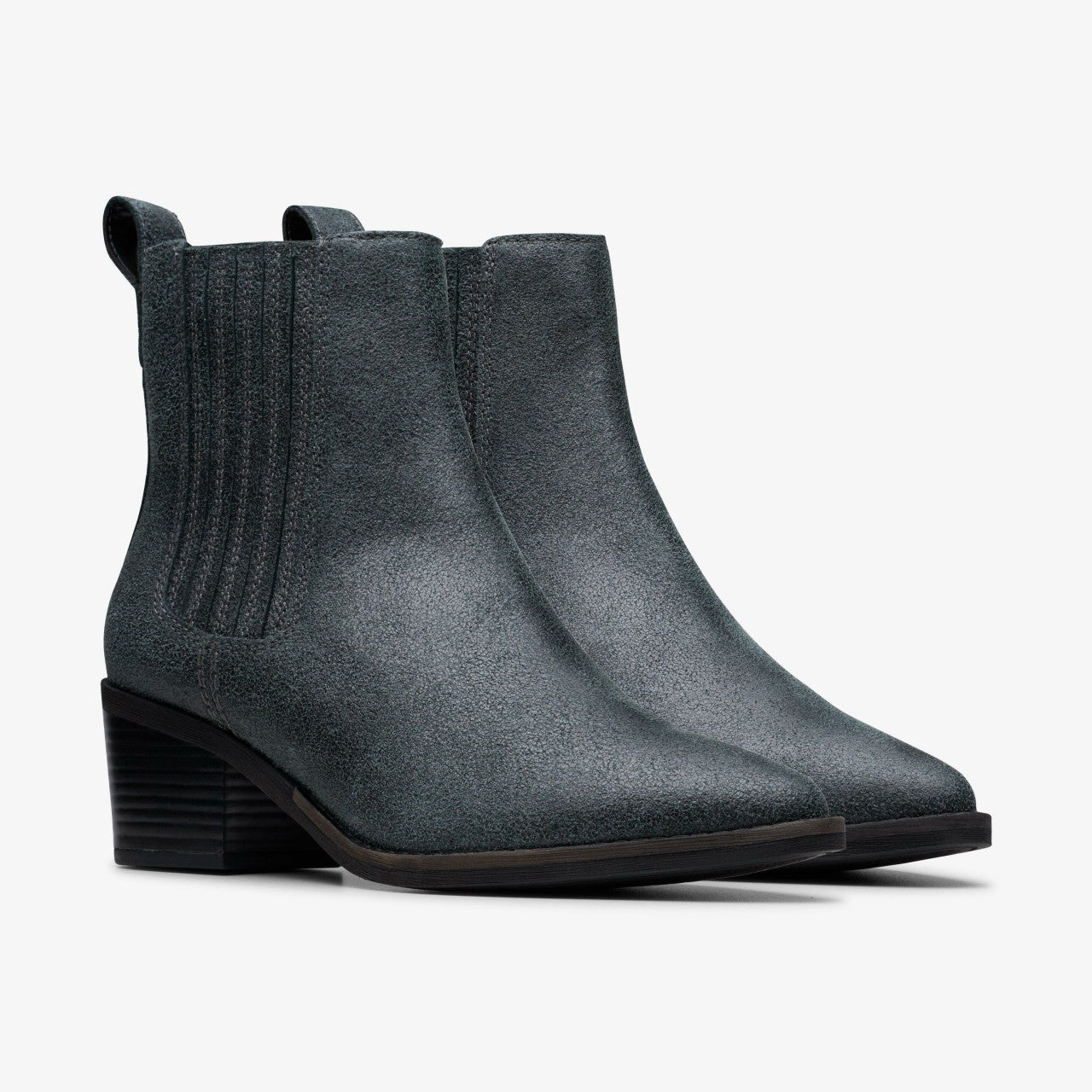 Women Morzine Top Ankle Boot Pewter Metallic