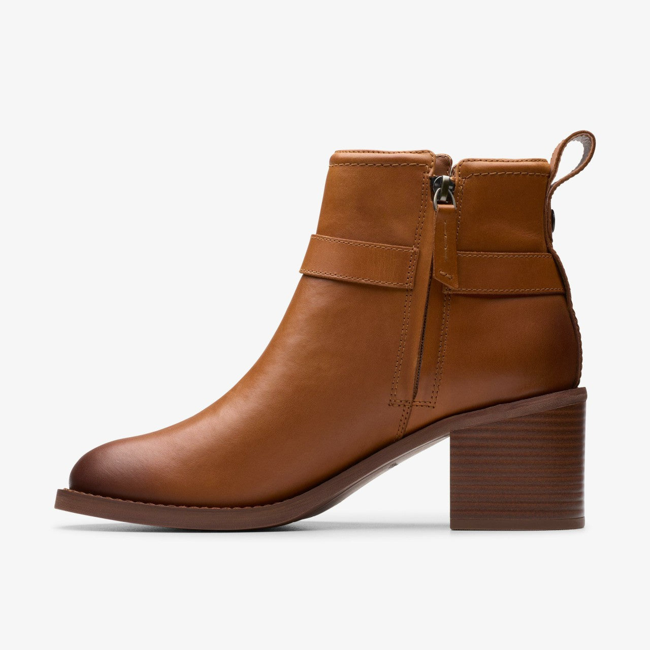 Women Chamberly Trim Mid Tan Leather