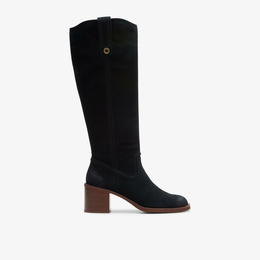 Women Chamberly Up Black Suede