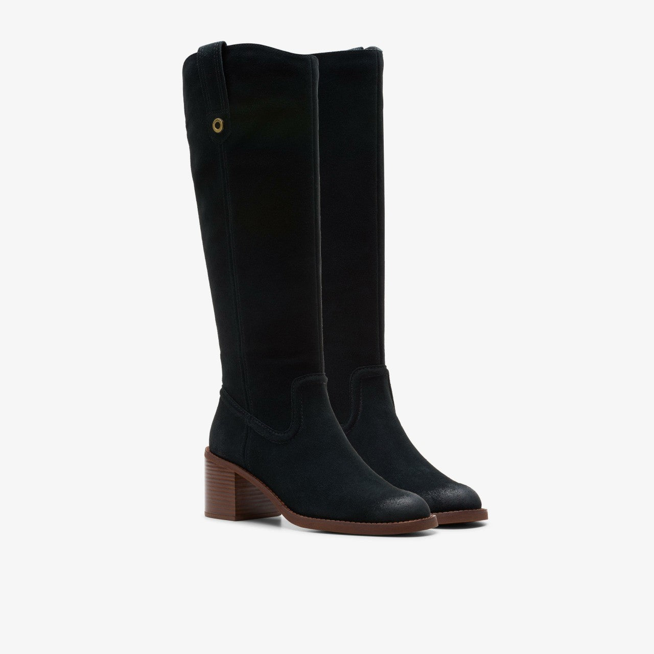 Women Chamberly Up Black Suede