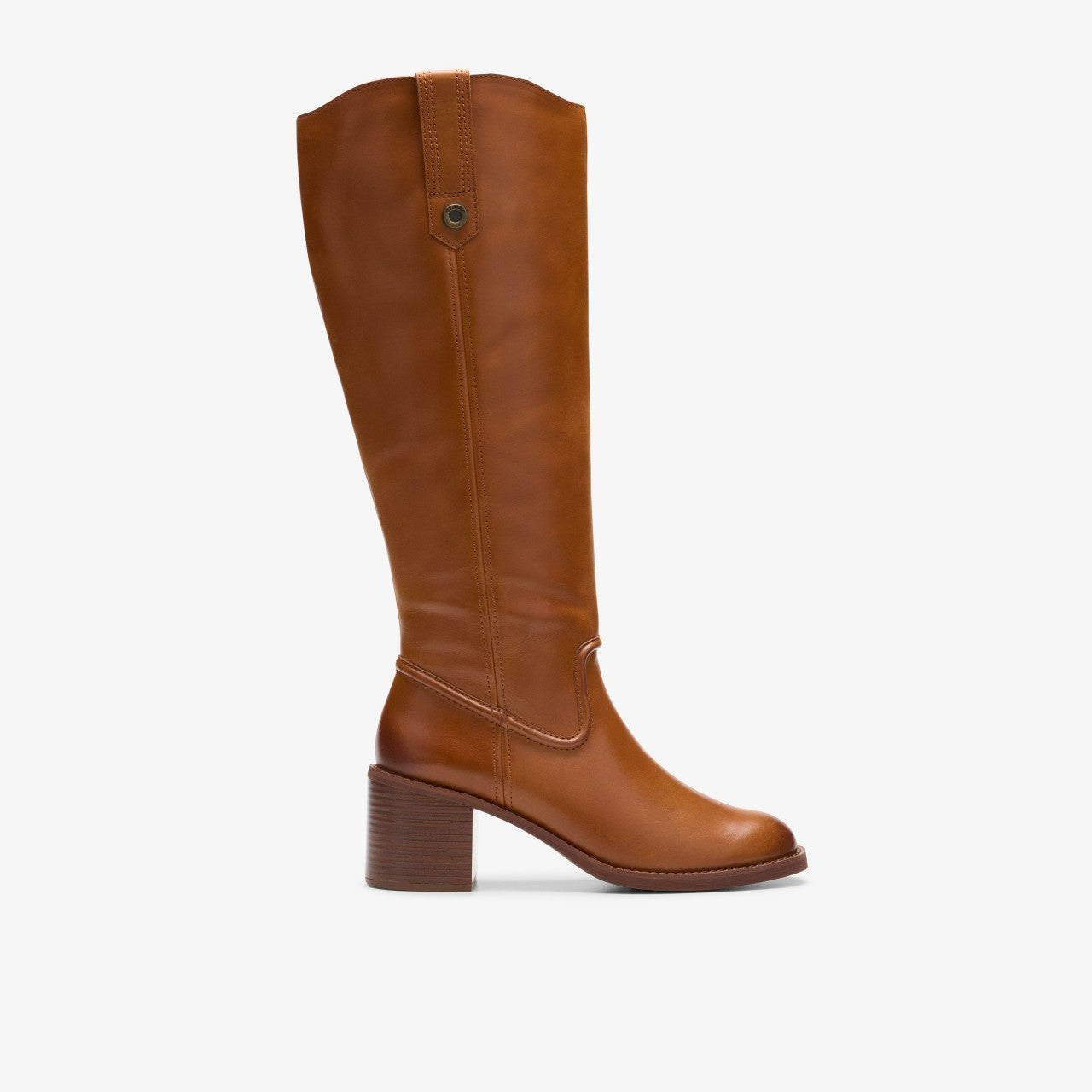 Women Chamberly Up Mid Tan Leather