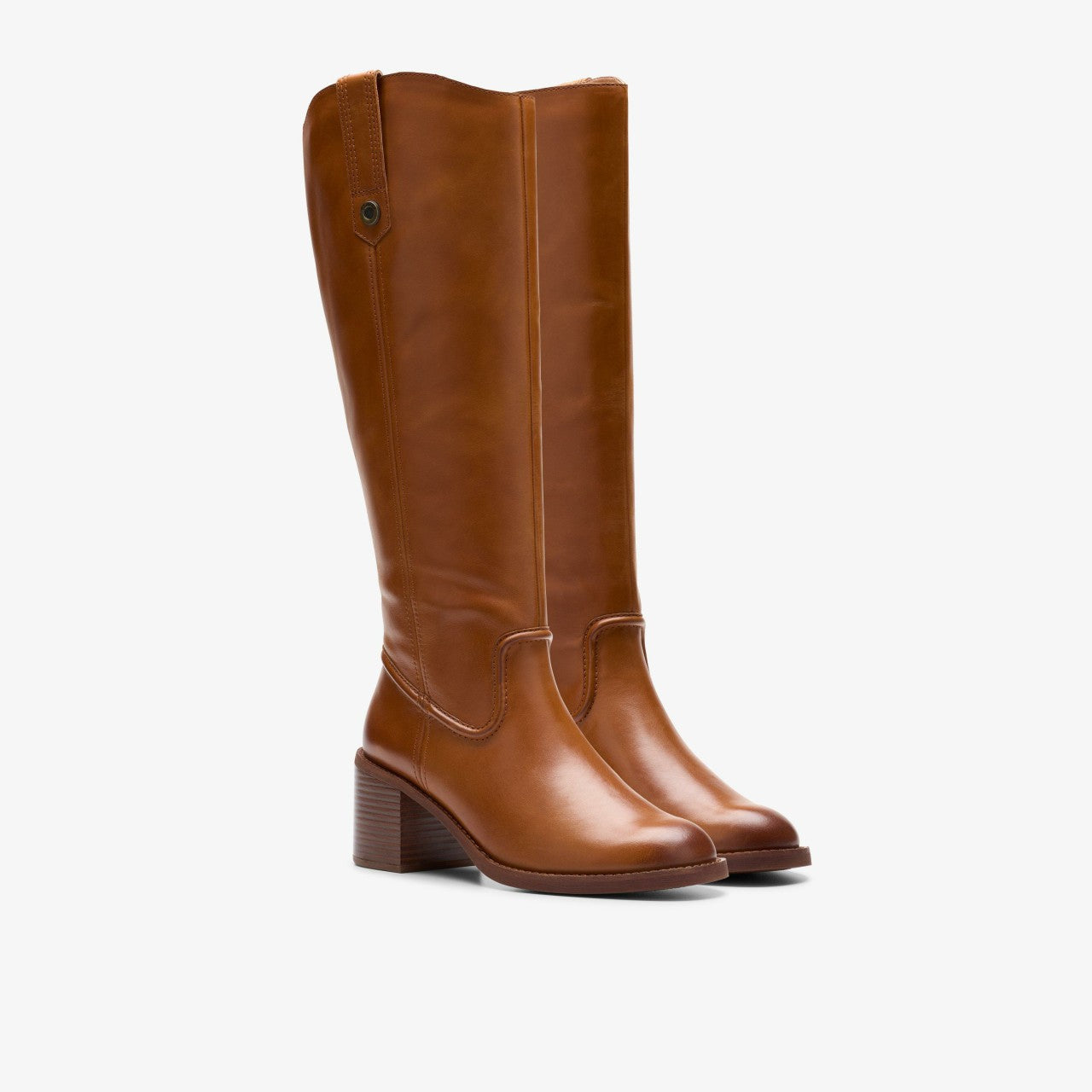 Women Chamberly Up Mid Tan Leather