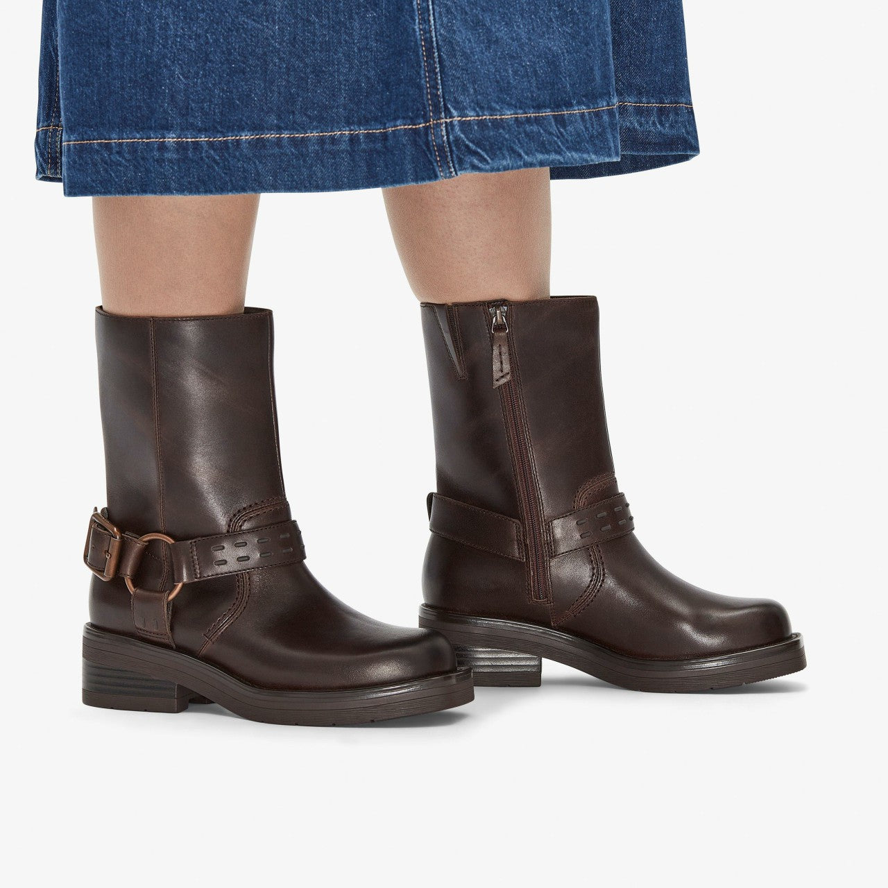 Women Rebelle Up Walnut Leather